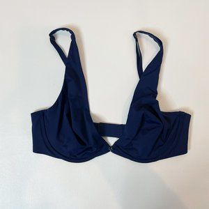 NWOT Victoria's Secret Bra Unlined Plunge Blue 32D